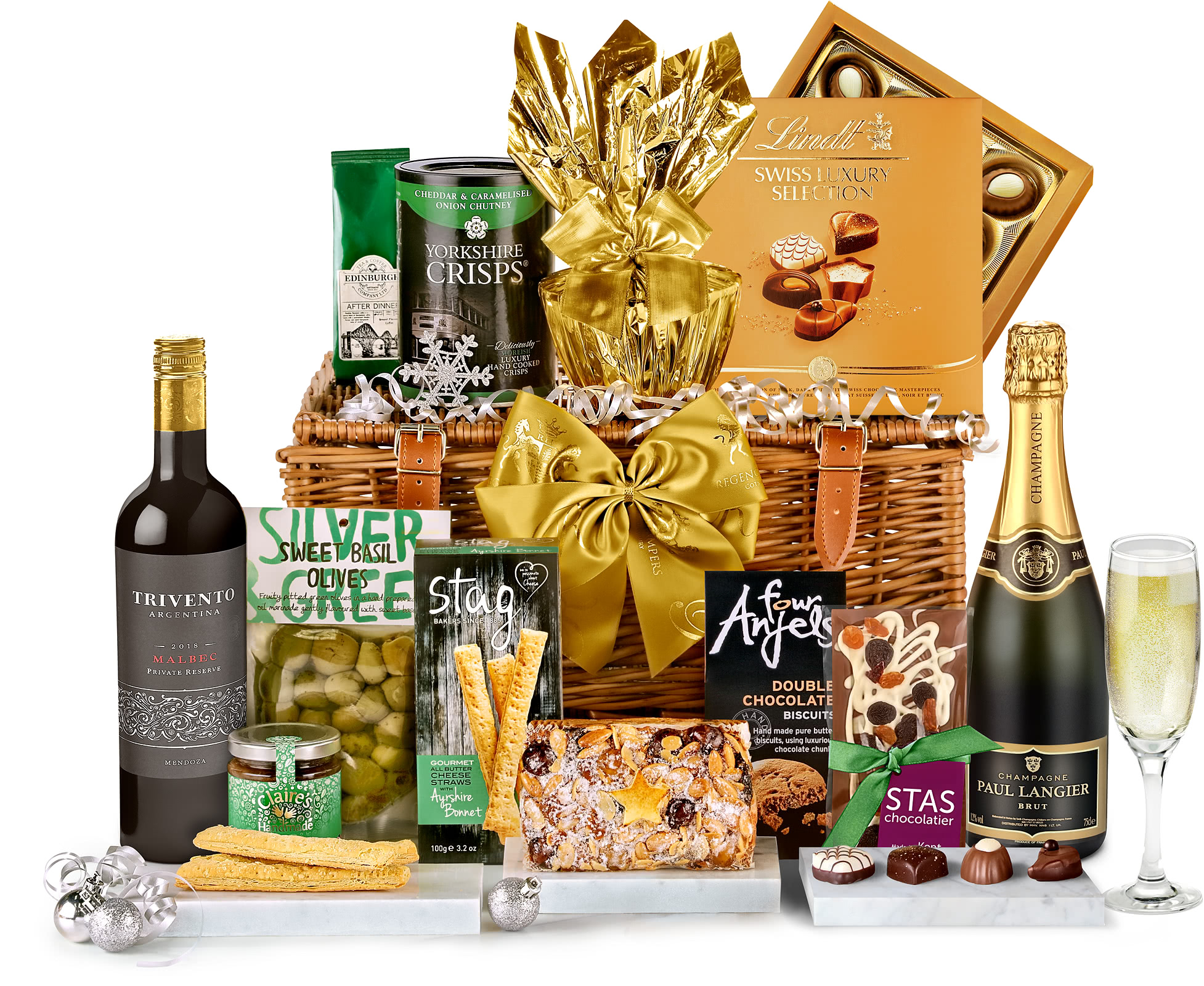 Festive Surprise Hamper With Champagne Regency Hampers